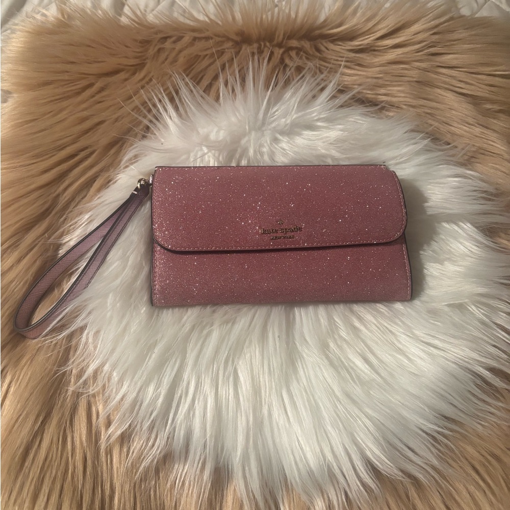 Kate Spade Sparkling Pink Wristlet